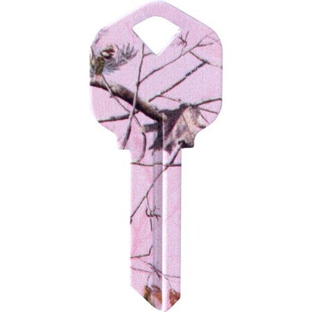 Hillman HILLMAN RealTree Pink House/Office Universal Key Blank KW1 Single 713156